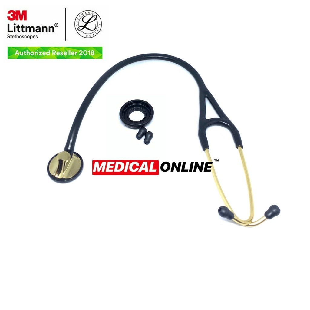 3M STETOSKOP LITTMANN MASTER CARDIOLOGY BRASS EDITION 2175 BLACK BRASS MEDICAL ONLINE MEDICALONLINE