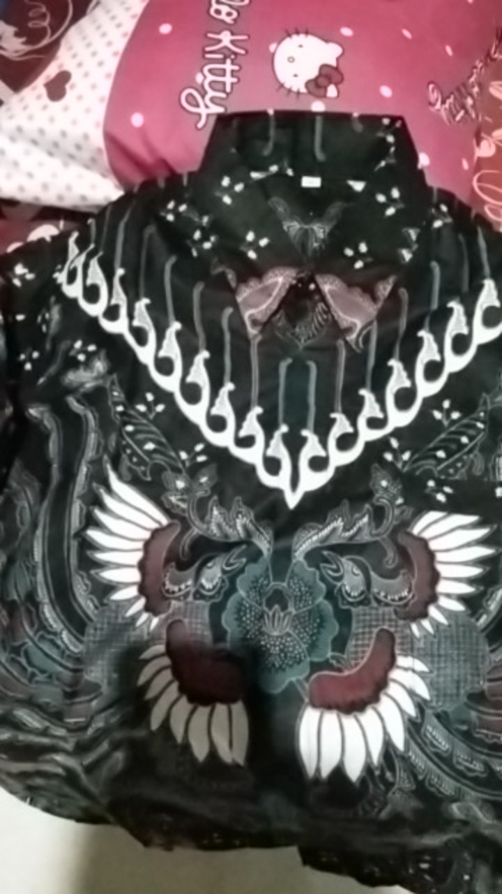 Promo 12.12 Bswart Batik Hrb026 Kenongo Padi Pekalongan M L Xl Batik Pria Murah Modern Grosir