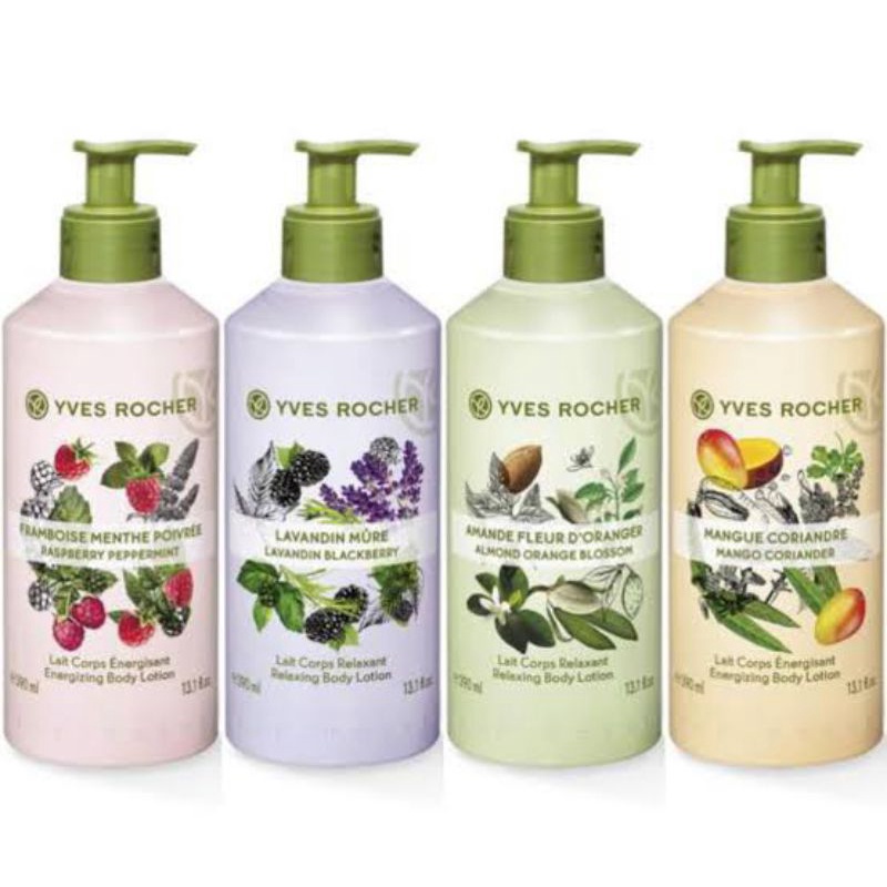 YVES ROCHER BODY LOTION ALL VARIANTS 390ml