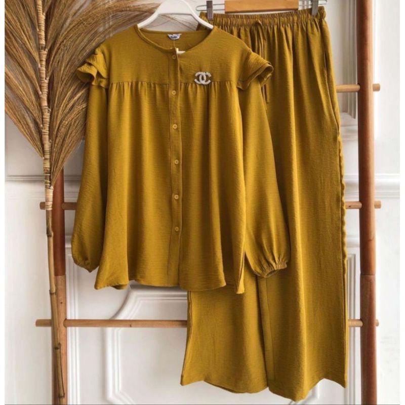 ONE SET WANITA / ONE SET CRINKEL WANITA REVANA / ONE SET WANITA VIRAL / SETCEL CRINKEL / ONE SET REVA