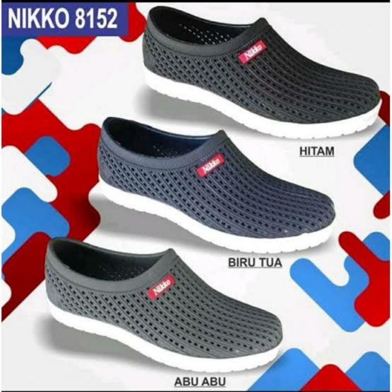 Sepatu Slip on pria karet anti air sepatu gojek Sepatu kerja pria wanita