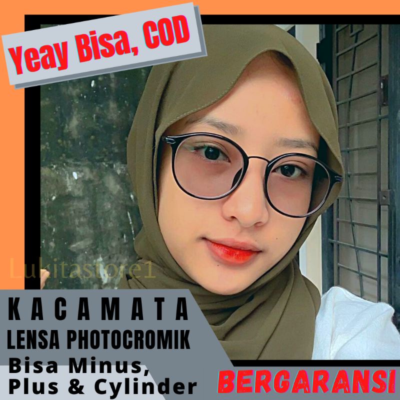 Kacamata 1050 Gratis lensa Photocromik / Blueray