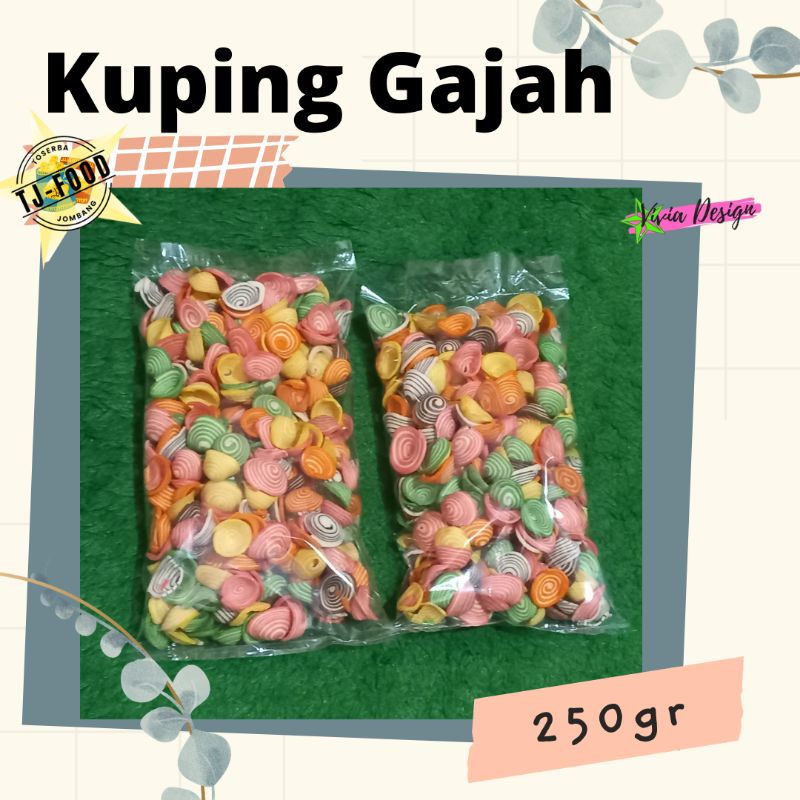 Kuping Gajah Rainbow / Kue Kering Jadul