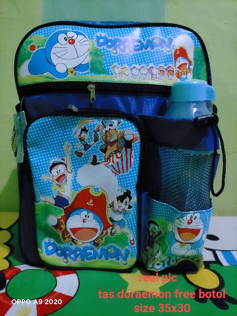 Tas anak karakter tobot ultraman doraemon ts rangsel sd