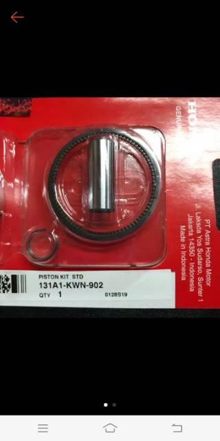 Piston Kit Seher Kit Honda Vario 125 Non LED Vario 125 LED ori KWN os 25 50 75 100-1
