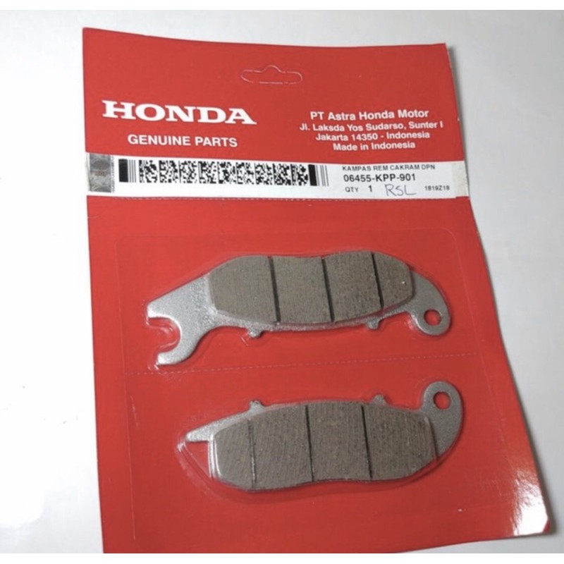 DISPAD REM DEPAN HONDA TIGER / MEGAPRO / VERZA / CB 150 R ORIGINAL