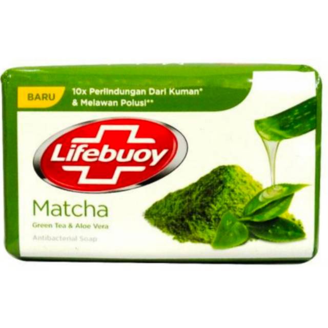 Lifebuoy Sabun Batang Matcha & Aloevera 100gr