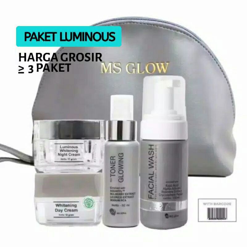 MS GLOW PAKET LUMINOUS ORIGINAL / PAKET LUMINOUS MS GLOW / MS GLOW PAKET LUMINOUS BPOM