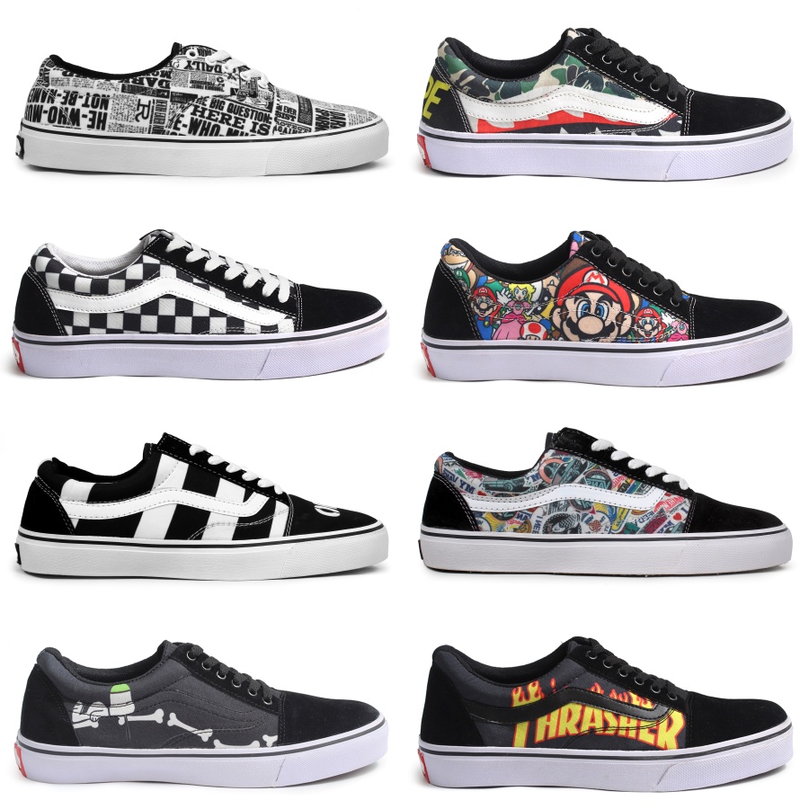 sale sale sale sepatu pria terbaru sepatu sekolah cowo vans os motif berbahan kanvas nyaman di pakai pastinya