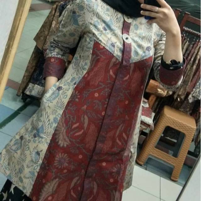 DRES BATIK WANITA/DRES BATIK/TUNIK BATIK/ BATIK WANITA