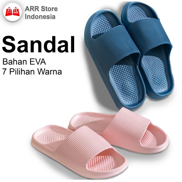 Sandal Selop Rumah Hotel Kamar Mandi Anti Slip EVA Wanita Pria