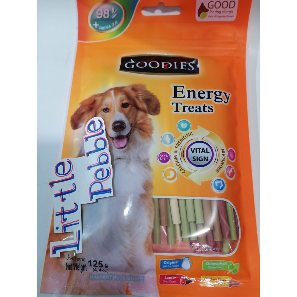 Goodies Dental Energy Treat 125gr Stick Shape 5&quot; x 5mm