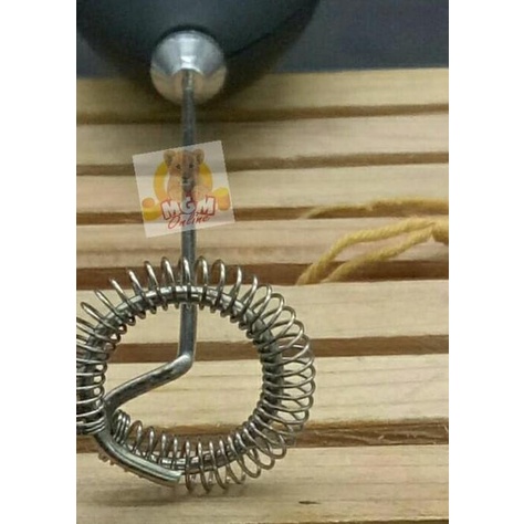 ☜ Fast Milk Former pembuih susu Cappuccino Stainless Steel Whisk 2222 ○