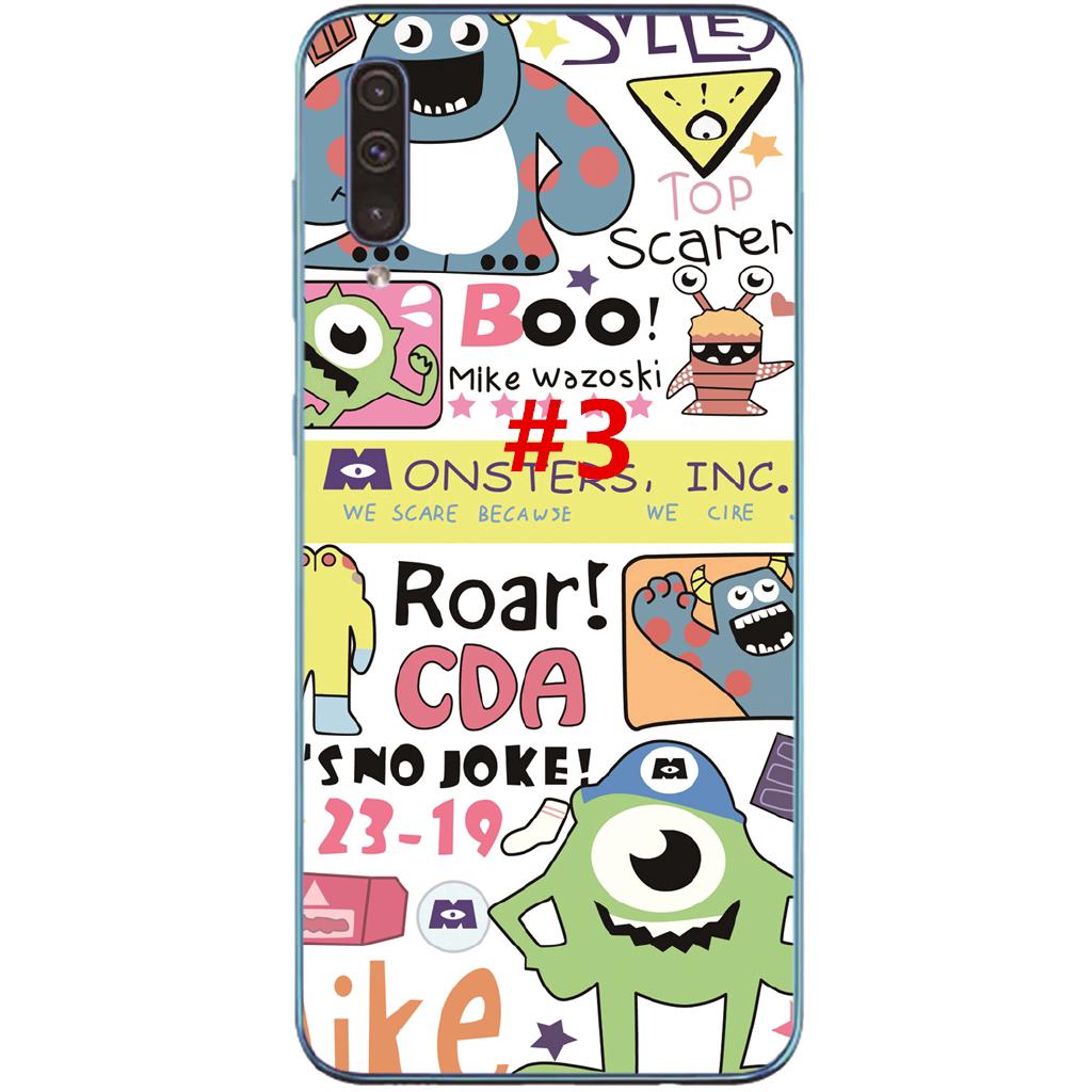 Casing Soft Case Bahan TPU Motif Kartun Monster untuk