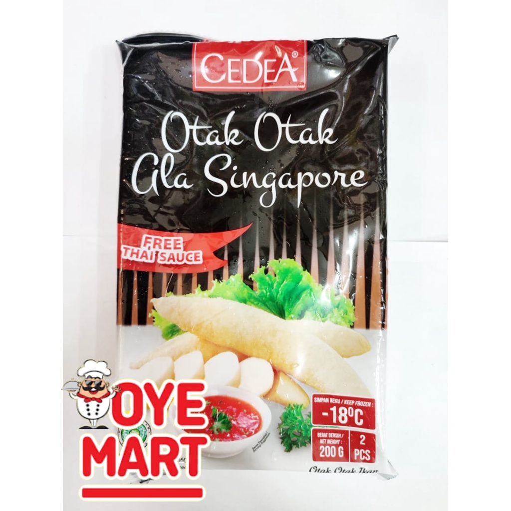 CEDEA OTAK OTAK SINGAPORE 200GR ISI 2 PCS