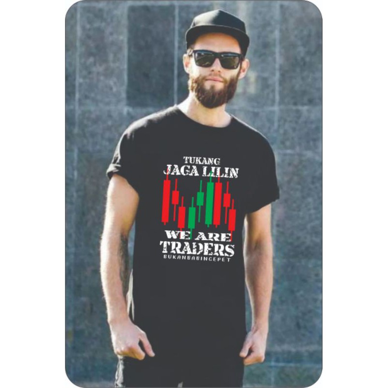 Kaos Pria  Investasi Trading Trader, Baju Pria Trading Investor Terbaru