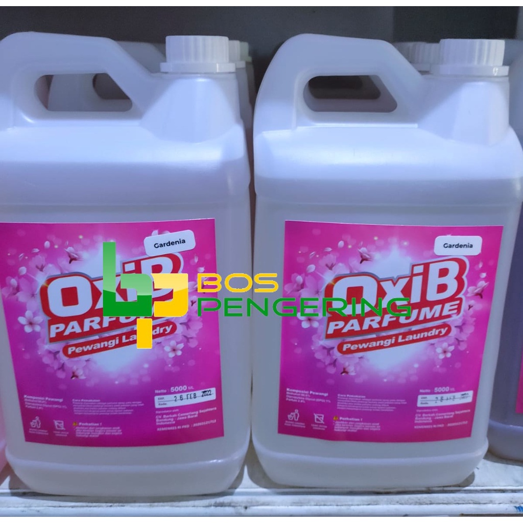 Pewangi Pakaian Laundry - OxiB Parfum Aroma Gardenia 5 Liter Segar Tahan Lama