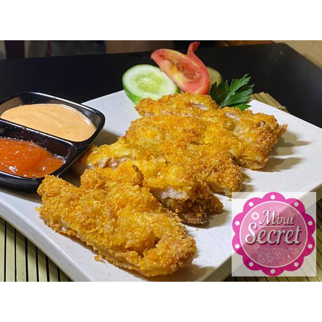 

Chicken Katsu 200 Grams / Ayam Bento Crispy Frozen Food Homemade Terenak Terlaris Termurah