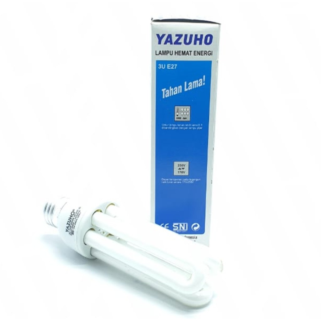 Yazuho PLC 3U 25W 30W 35W Lampu Hemat Energi Cahaya Putih