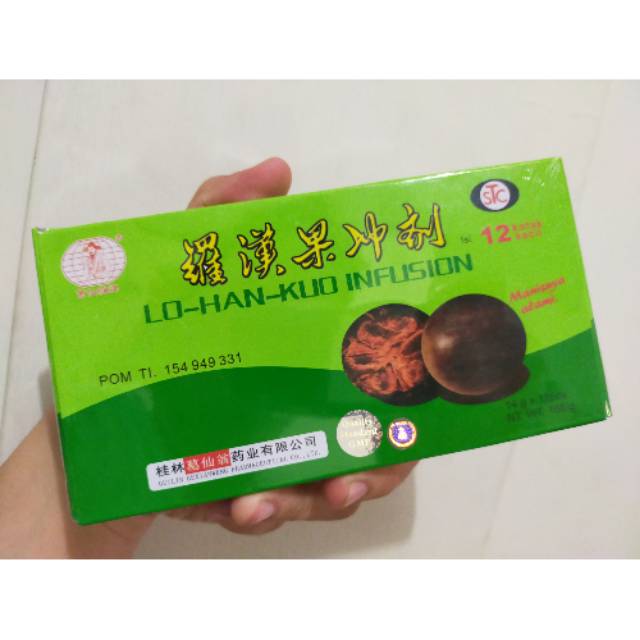 

Lohankuo - Teh herbal dari biji lo han kuo - 1box isi 12 pcs