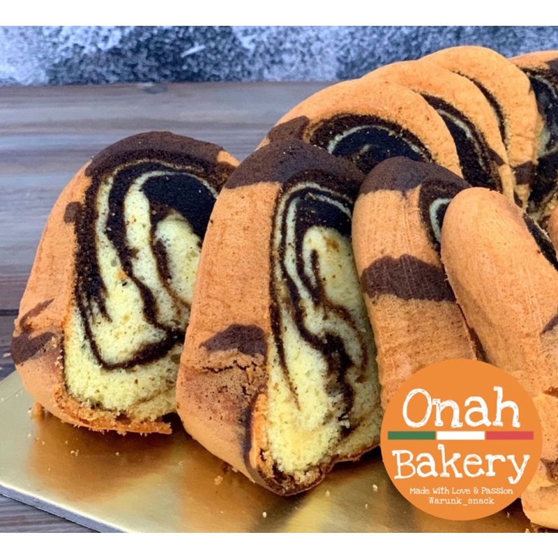 

Marble Butter Cake | Marmer Cake Super Premium With Butter Mix Wysman Wisman | Onah Bakery