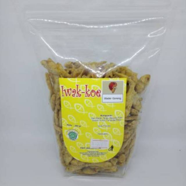 

Sekar_Shop07 Iwak Koe Keripik Ikan Wader Goreng Krispi Renyah Gurih 180Gr