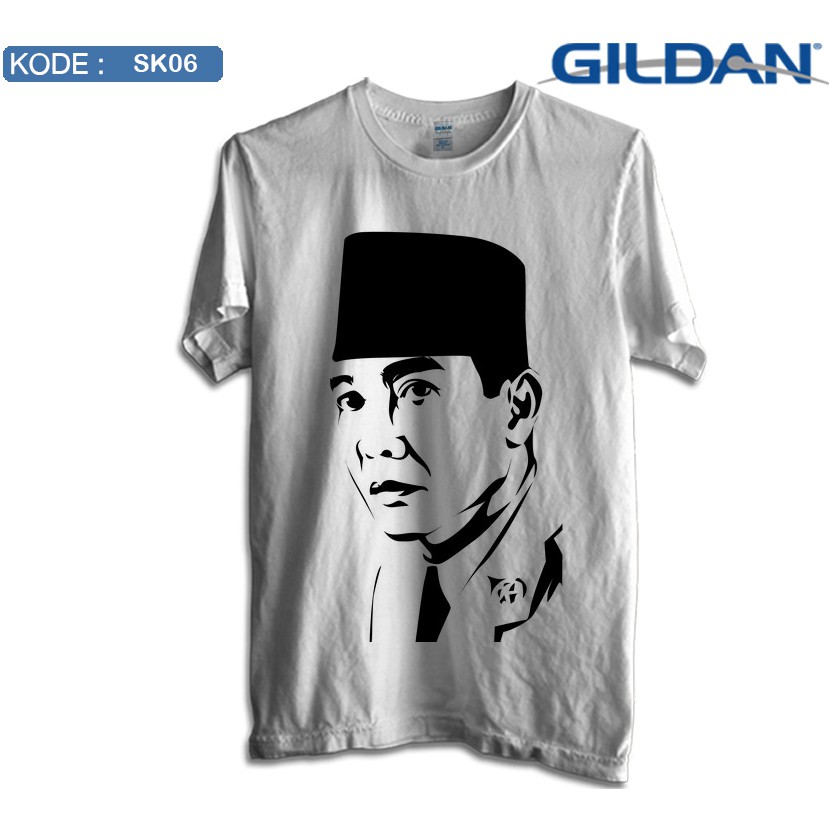 Kaos soekarno / kaos kata kata sukarno / kaos original gildan
