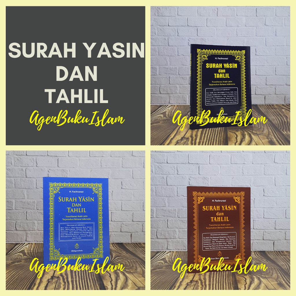 TERMURAH - Buku Surah Yasin Dan Tahlil Latin Terjemah - Soft Cover Ukuran Kecil- COD/BAYAR DITEMPAT