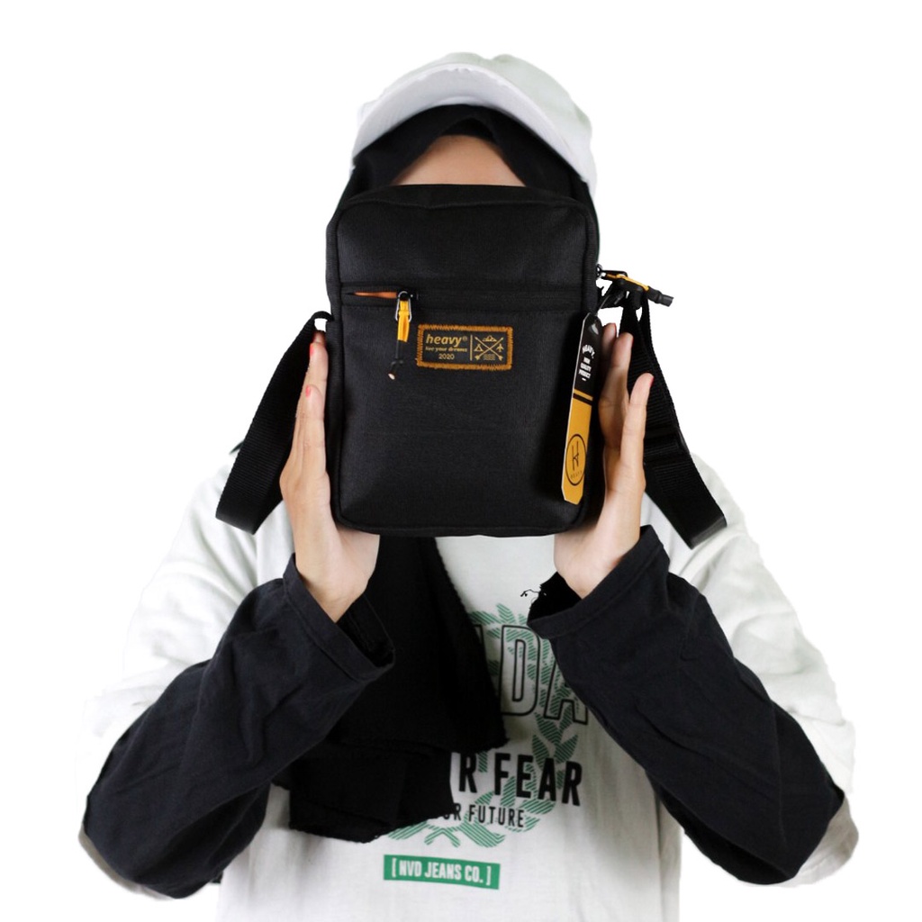 Heavy.bag Slingbag mini distro Heavy original - Tas Selempang Pria Casual Pouch Bag