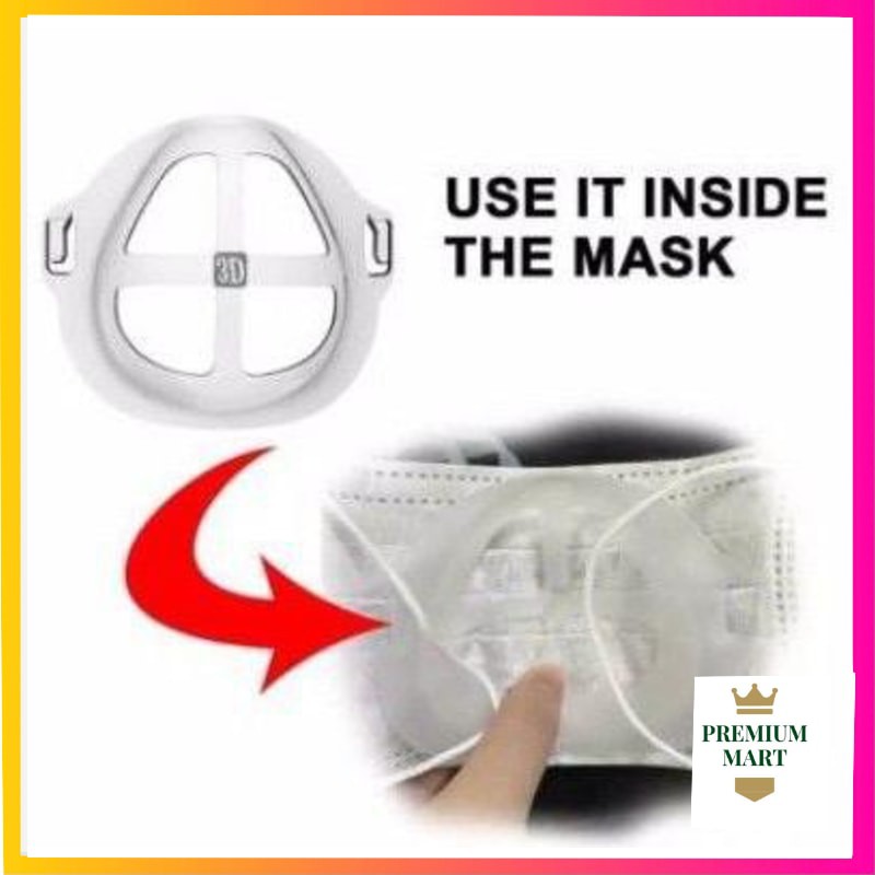 PENYANGGA MASKER 3D MASK BRACKET SILIKON (Premiummart)