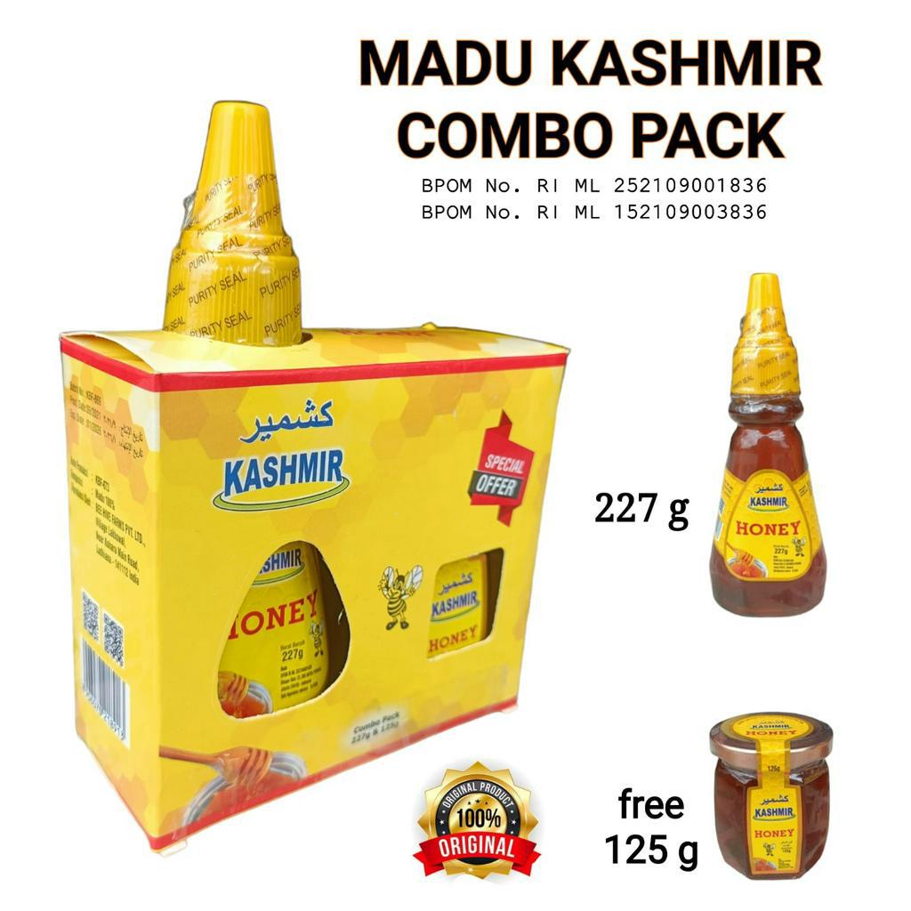 

Madu Murni Kashmir combo pack 227 gram & 125 gram botol / Original honey combo pack Spesial offer