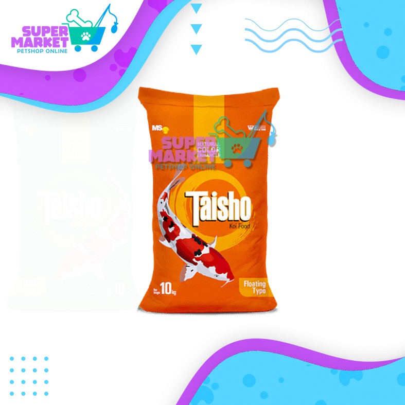 TAISHO Super Pakan Ikan Koi 10Kg - Warna Merah