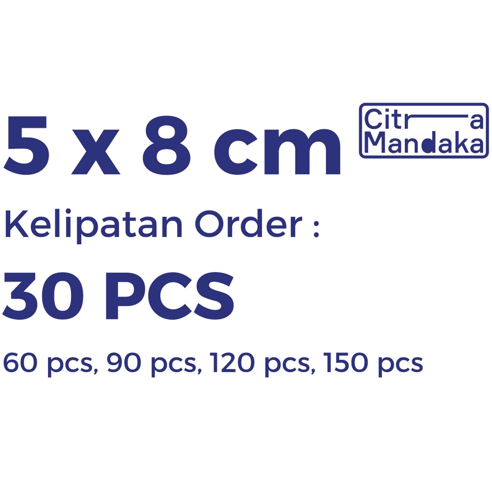 Sticker Label Makanan | Stiker Segel Box Packaging Hampers Custom Label Box Packaging-5 x 8 cm
