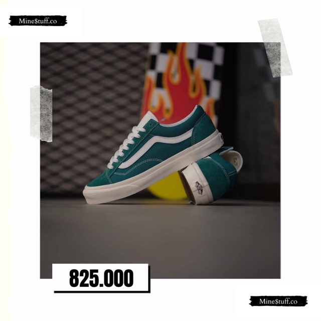Vans Style 36 Retro Sport Cadmium Green Original 100% BNIBWT ( Brand New In Box With Tag )