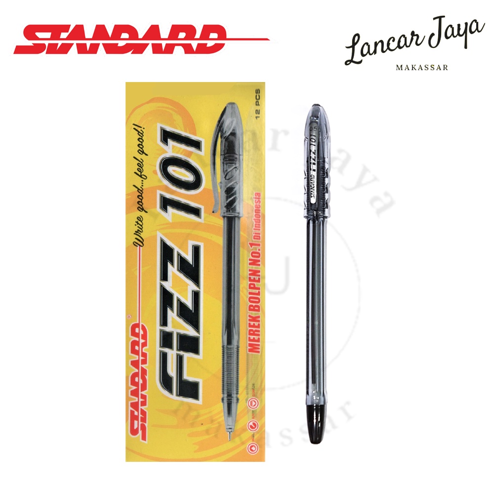 

[ 1 BOX / 12 PCS ] Ballpen Pulpen Pena Pen Standard FIZZ 101