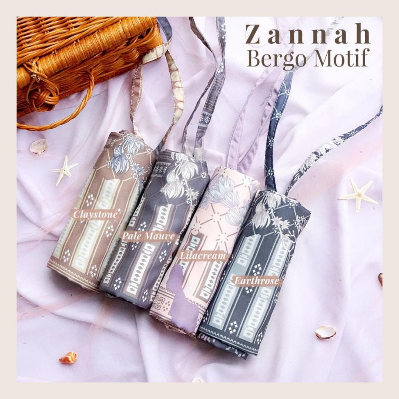 Zannah Bergo/Bergo Tali Motif/Bergo Maxmara