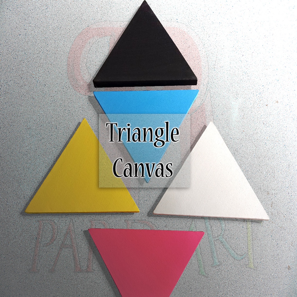 

Kanvas Lukis Segitiga/Triangle Canvas/40x40x40