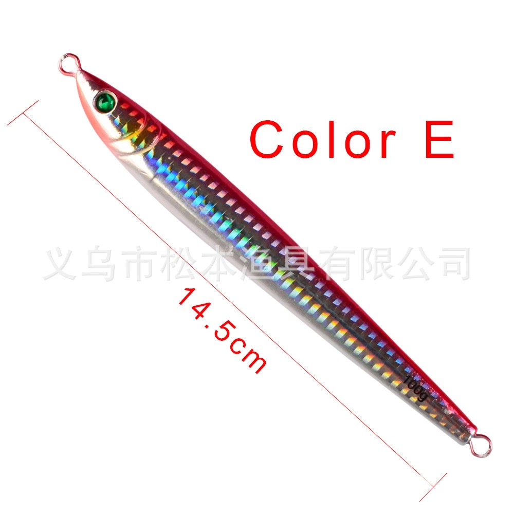 1Pcs Laser Metal Lead Umpan Pancing Jig 10G 17G 28G 40G Swimbait Bass Wobbler Fishing Bait Jigging Memancing Sinking