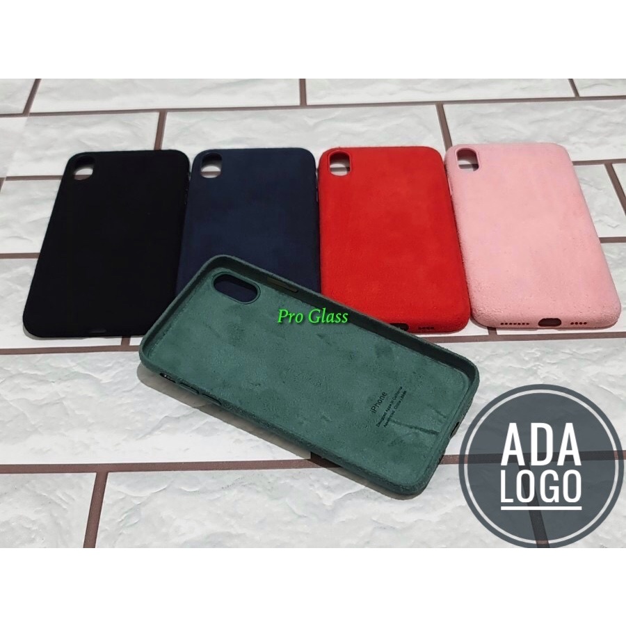 C207 IP XR / X / XS / XS MAX Premium Suede Alcantara Leather Case