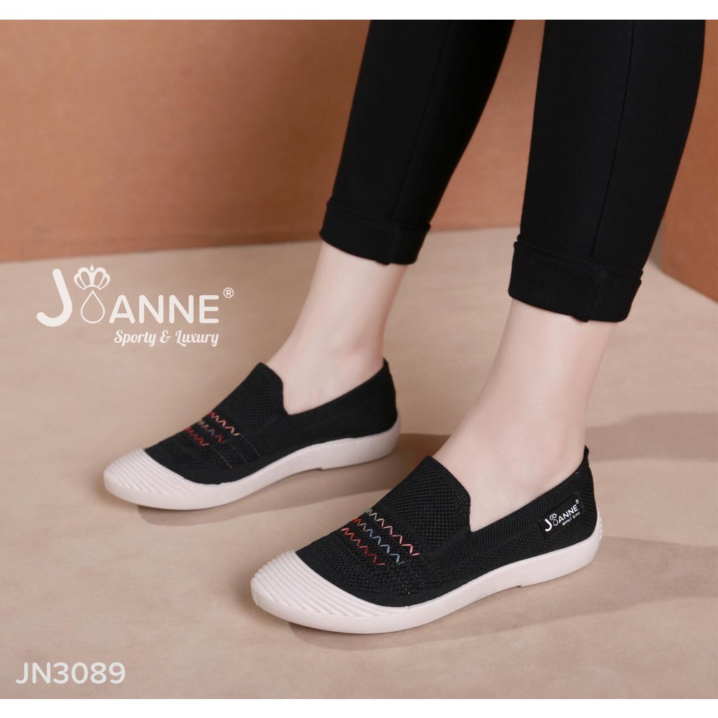 JOANNE Sepatu Wanita Slip On Shoes #JN3089 ORIGINAL