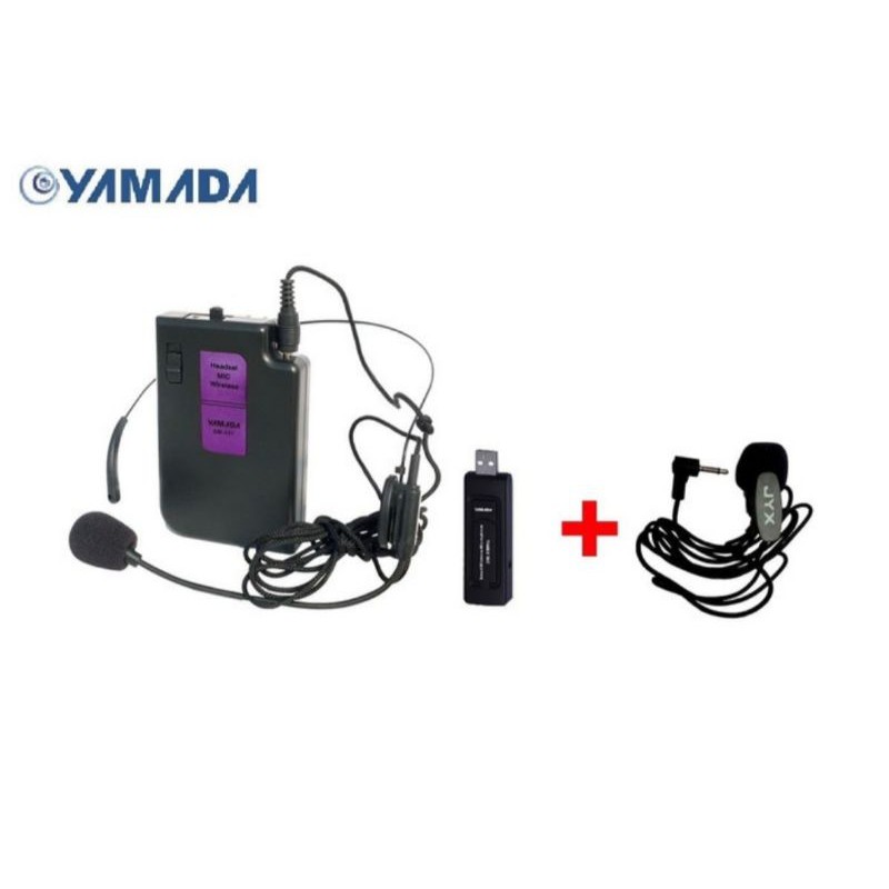 Mic Jepit Wireless Yamada DM-V13 Microphone Wireless Headset