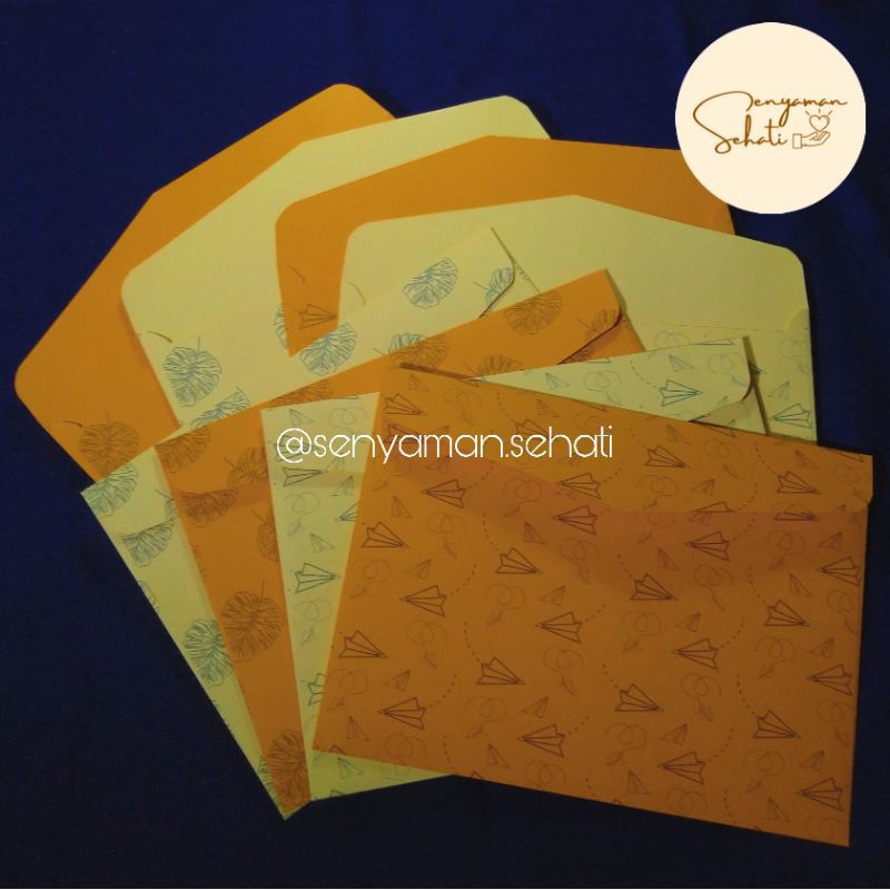 

Amplop Rustic Aestetik 19x14cm Tebal Free label pengiriman untuk packaging Online Shop BC