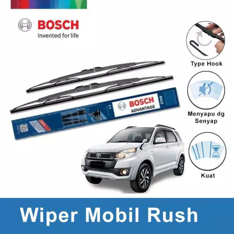 Paket Wiper Bosch Advantage Mobil Rush Terios