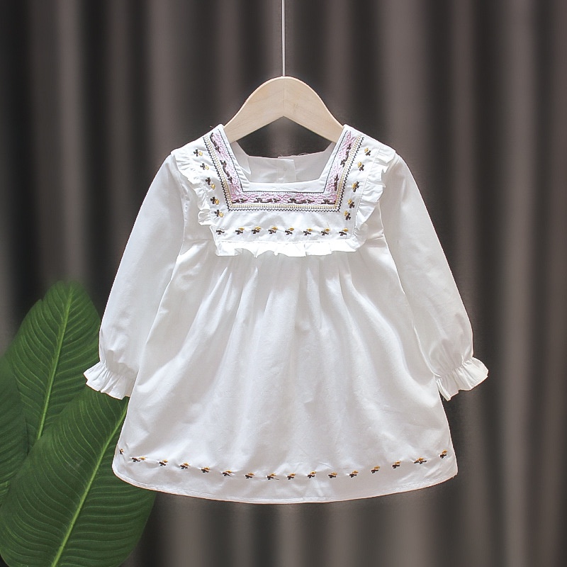 Baju MUslim anak  Baju babtis . dress anak bayi putih . baju aqiqah   CECIL dress DRESS ANAK PUTIH-Aisha Blouse