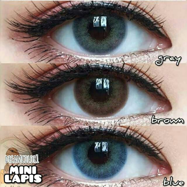 Softlens Mini Lapis 14mm by Dreamcolor1 softlen natural soflen kecil gray grey brown blue