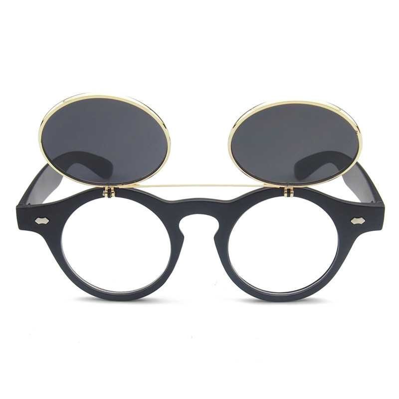 Kacamata Bulet Boboho Hitam Buka Tutup Boshlm Kaca Mata Dewasa Pria Anak Model Gojo John Lennon Uje Bulat Estetik Klasik Vintage Bisa Dibuka Tutup Lucu Retro Helm Bogo Korean Doble Double Frame Lensa Motor Bening Steampuk Punk Original