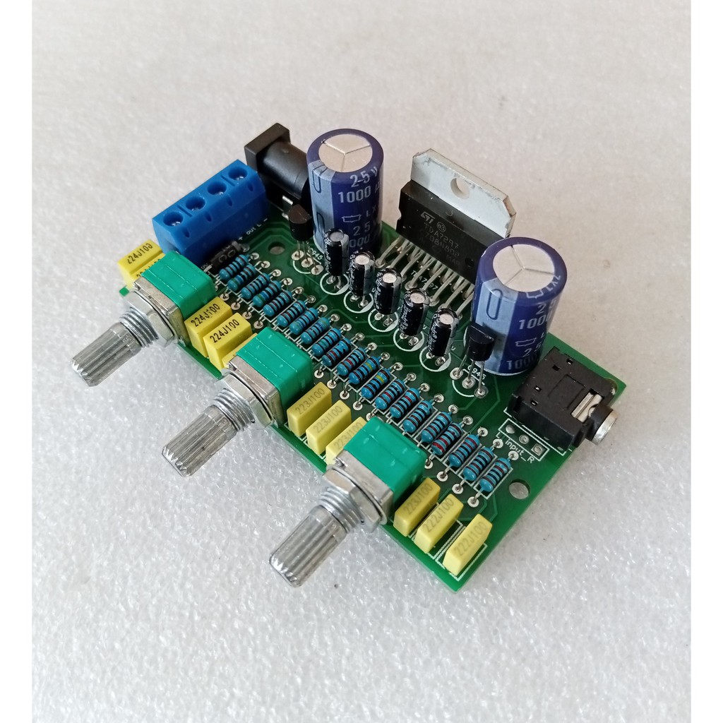 Jual Modul Power Amplifier Stereo Bridge 15W TDA7297 Plus Tone control