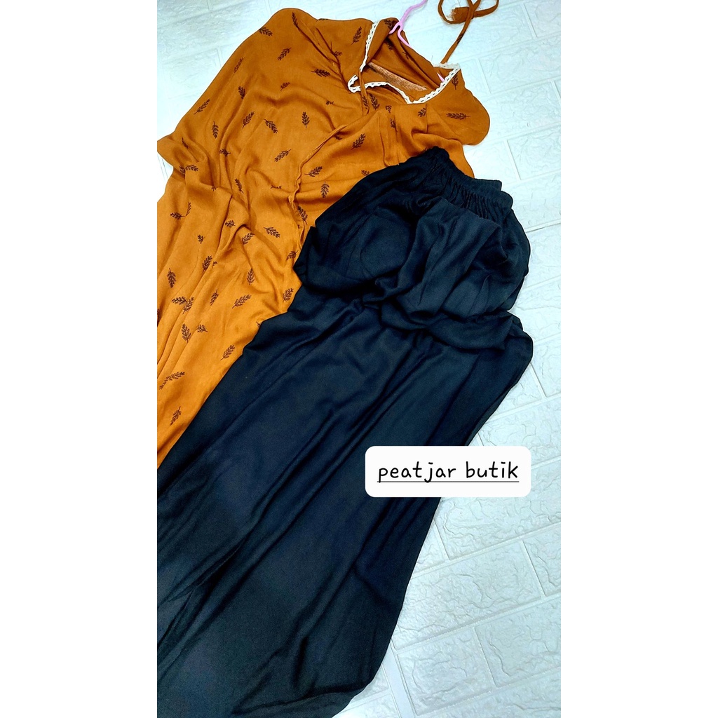 yaseen design mukena terracota adiba