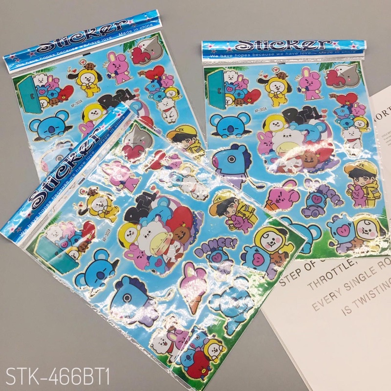 SHARON - STICKER BTS21 / AKSESORIS KPOP LOVER