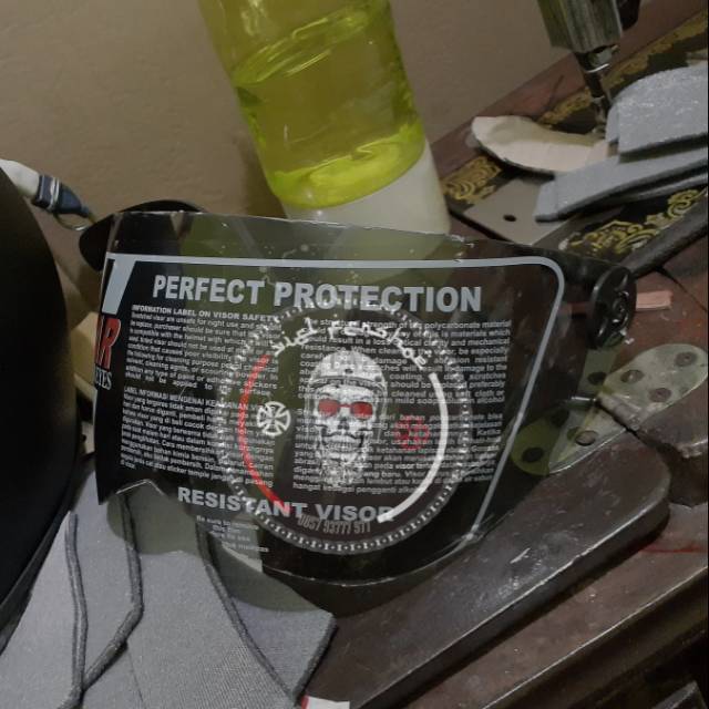 Kaca luar helm cakil lawas jadul klasik